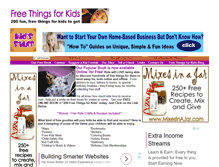 Tablet Screenshot of freethingsforkids.com